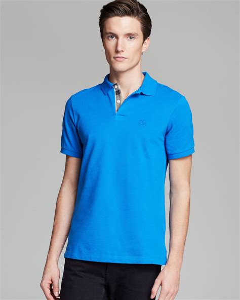 polo burberry homme bleu|Men's Burberry Polo Shirts .